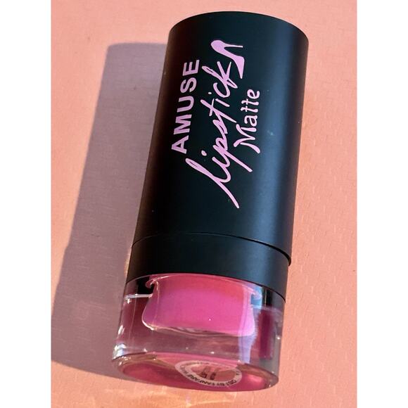 ~NWOB~Amuse Matte Lipstick Lot Of 4 in LIP7278-1,-2,-7,-8 Shades Pinks🎀/Red🌹 - Picture 6 of 9